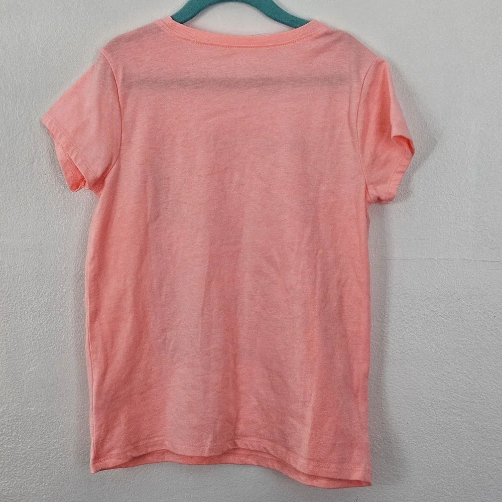 The Children's Place Pink Short Sleeve‎ Tee with Geometric Pattern